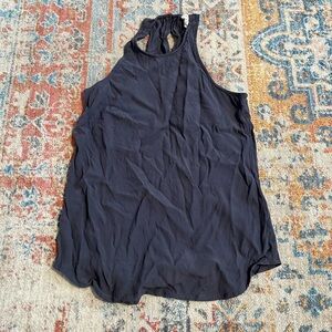 Jcrew racerback grey silky top sleeveless